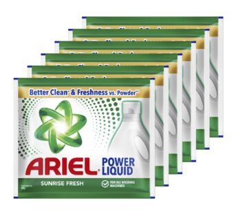 Ariel Power Liquid Detergent Sunrise Fresh 6x58g